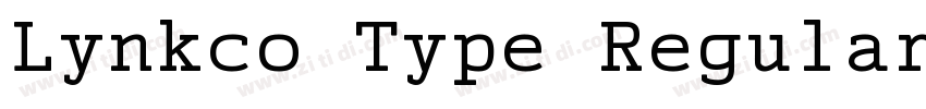 Lynkco Type Regular字体转换